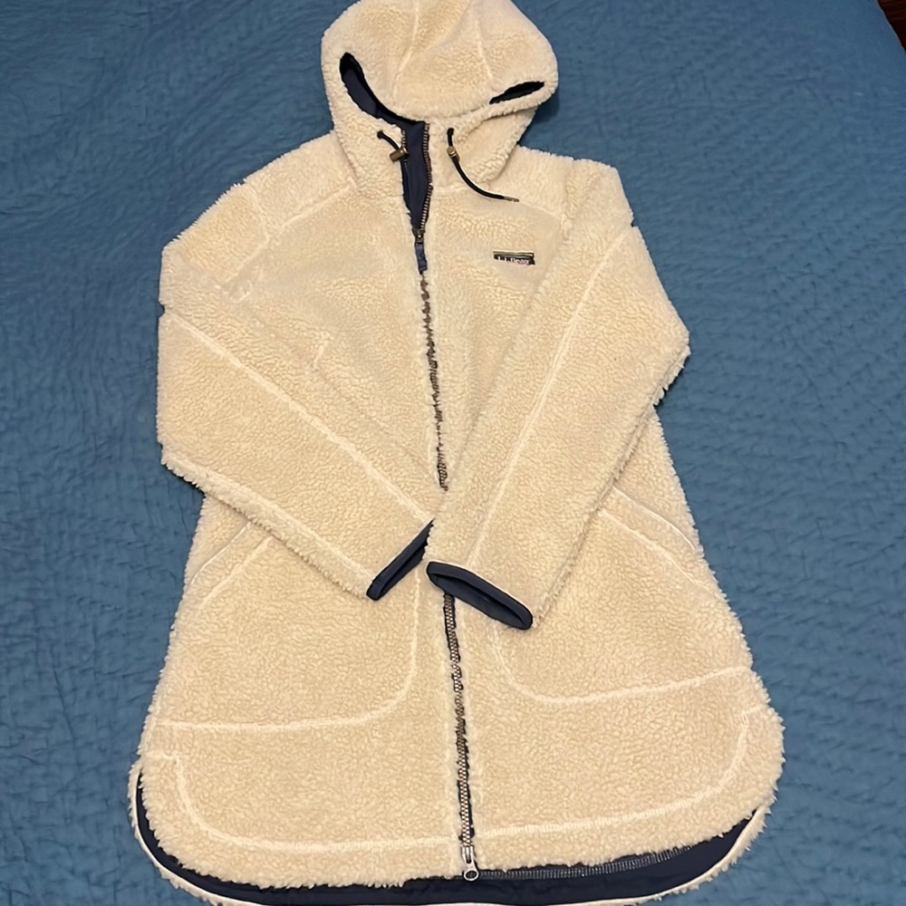 LL bean mountain pile fleece coat